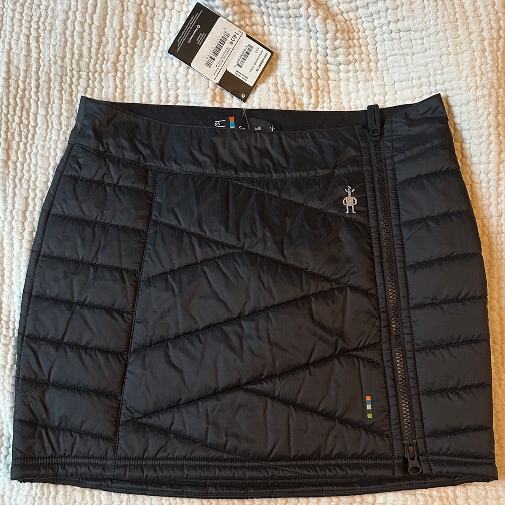 Smartwool Women's Quilted Black Mini Skirt